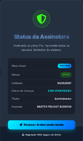 Status da Assinatura e Renovação